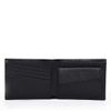 Classic-Billfold-Wallet-With-Coin-Pocket-Grained-Leather-Black-Open-Base