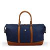 Albemarle-Clipper-Holdall-Bag-Canvas-Leather-Petrol-Front-Base