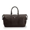 Albemarle-Clipper-Holdall-Bag-Natural-Leather-Chocolate-Front-Base-1