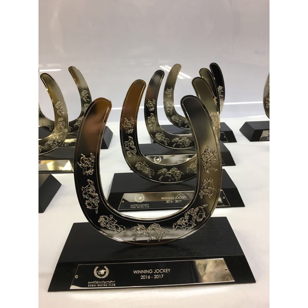 Designers & Makers of Dubai Racing Club Winning Trainer & Jockey Award